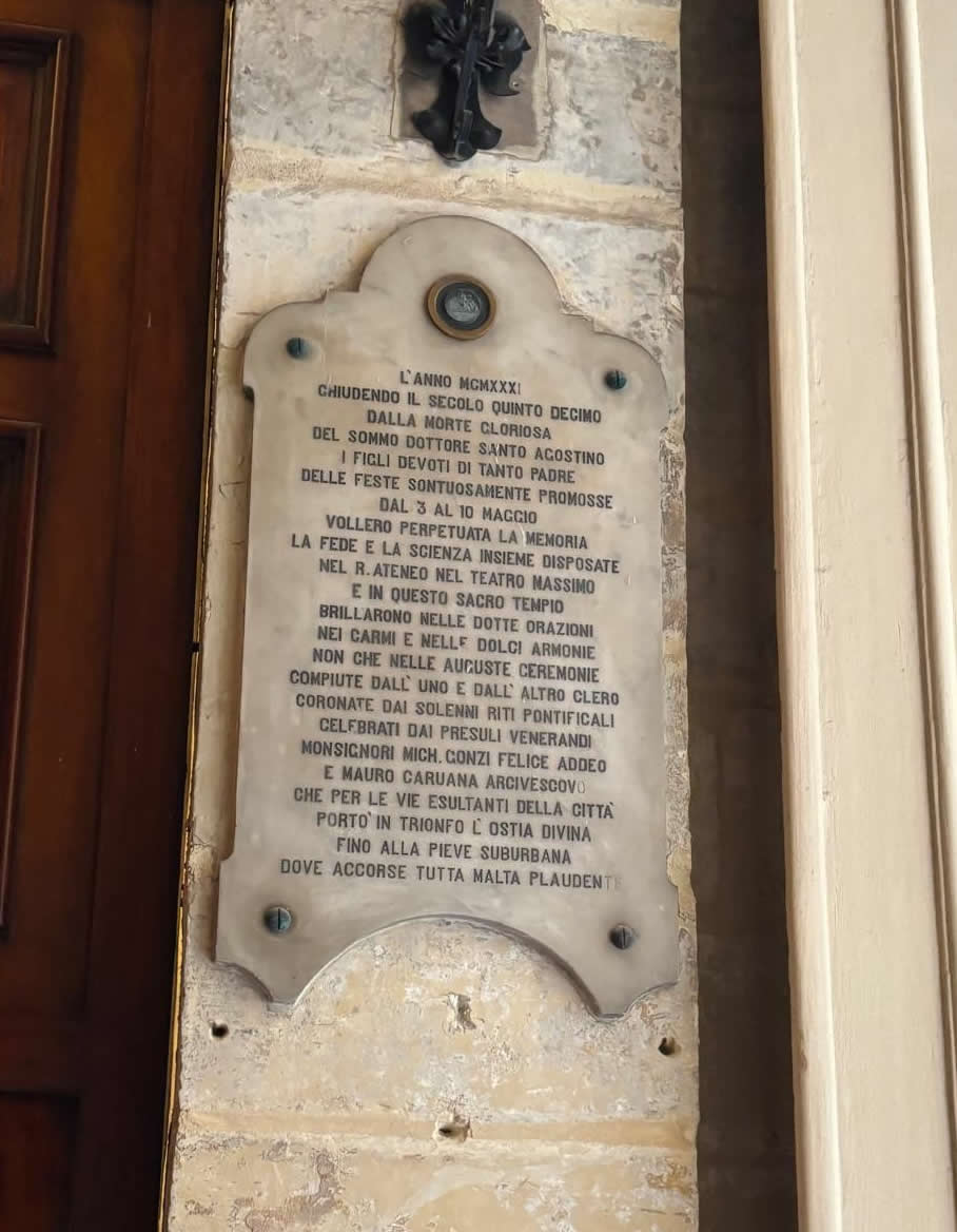 St Augustine Church Valletta exterior