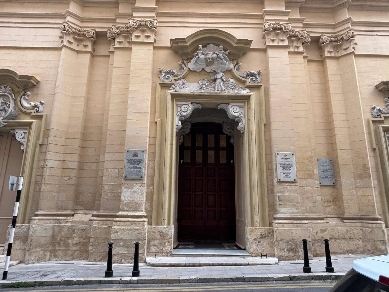 St Augustine Church Valletta exterior