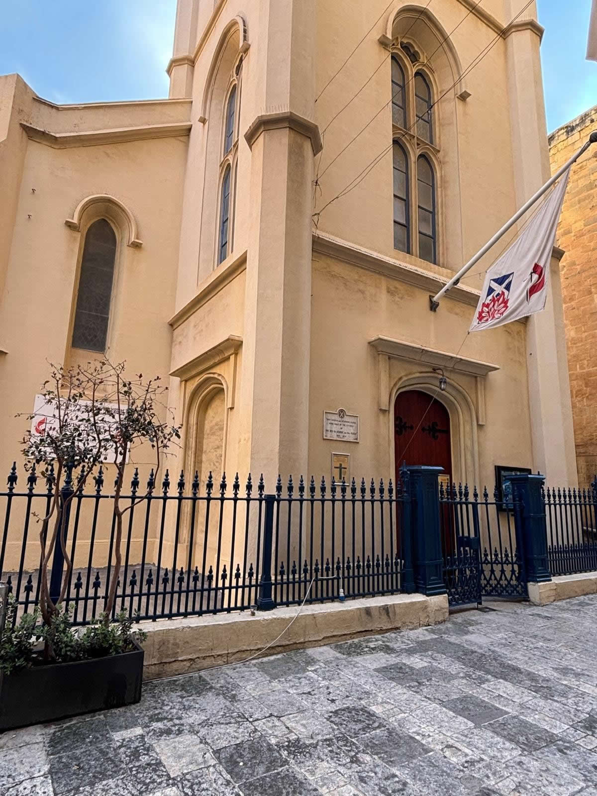 St Andrew's Scots Church Valletta exterior