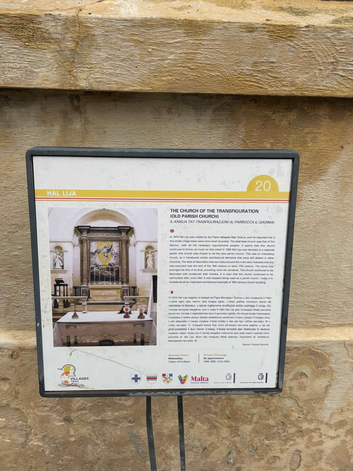 Old Church of Our Saviour Lija Malta