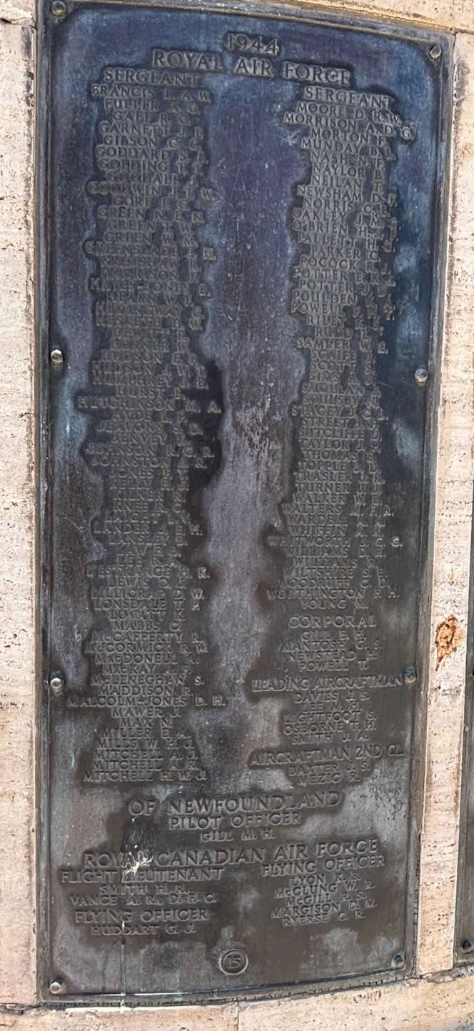 Malta Memorial Floriana Bronze Plaque 15 Inscription Photo