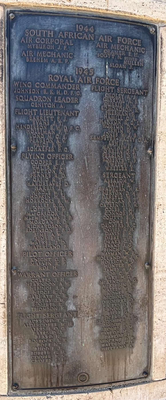 Malta Memorial Floriana Bronze Plaque 18 Inscription Photo