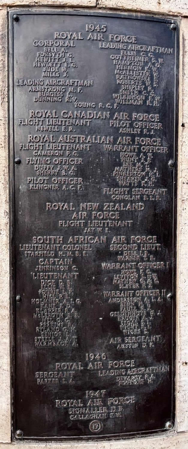 Malta Memorial Floriana Bronze Plaque 19 Inscription Photo