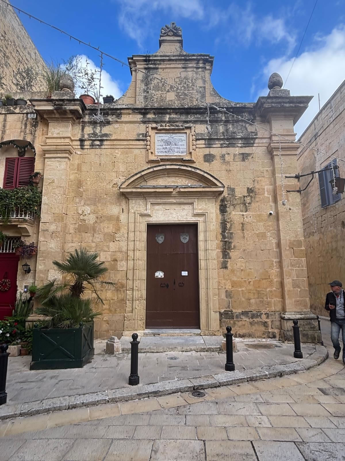 Kappella ta’ Sant’ Agata (Chapel of St Agatha) in Mdina, Malta