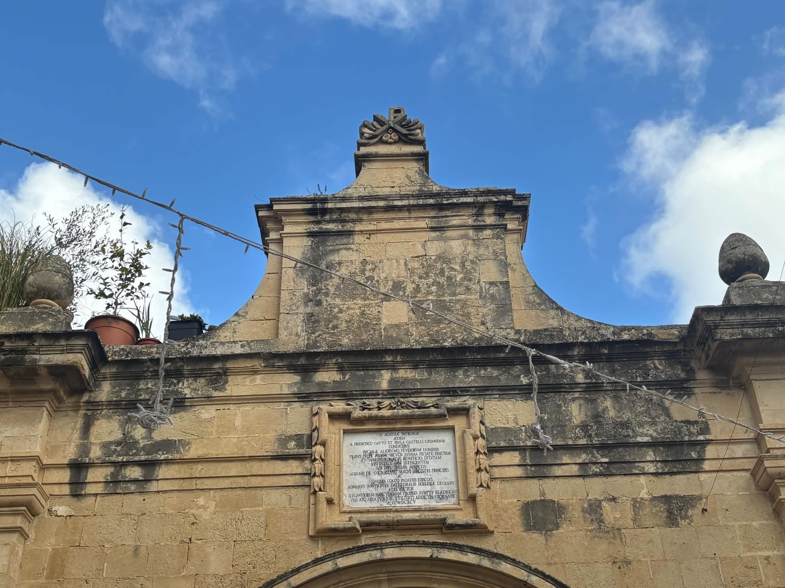 Kappella ta’ Sant’ Agata (Chapel of St Agatha) in Mdina, Malta