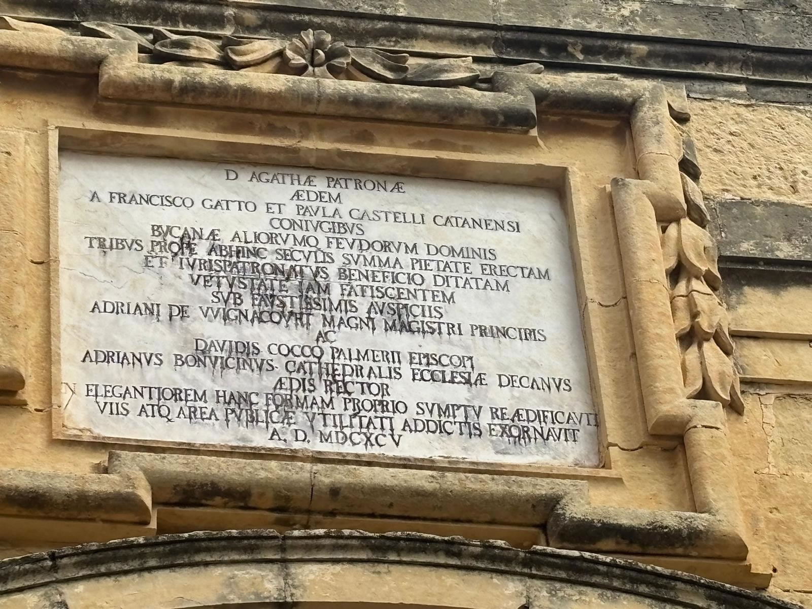 Kappella ta’ Sant’ Agata (Chapel of St Agatha) in Mdina, Malta