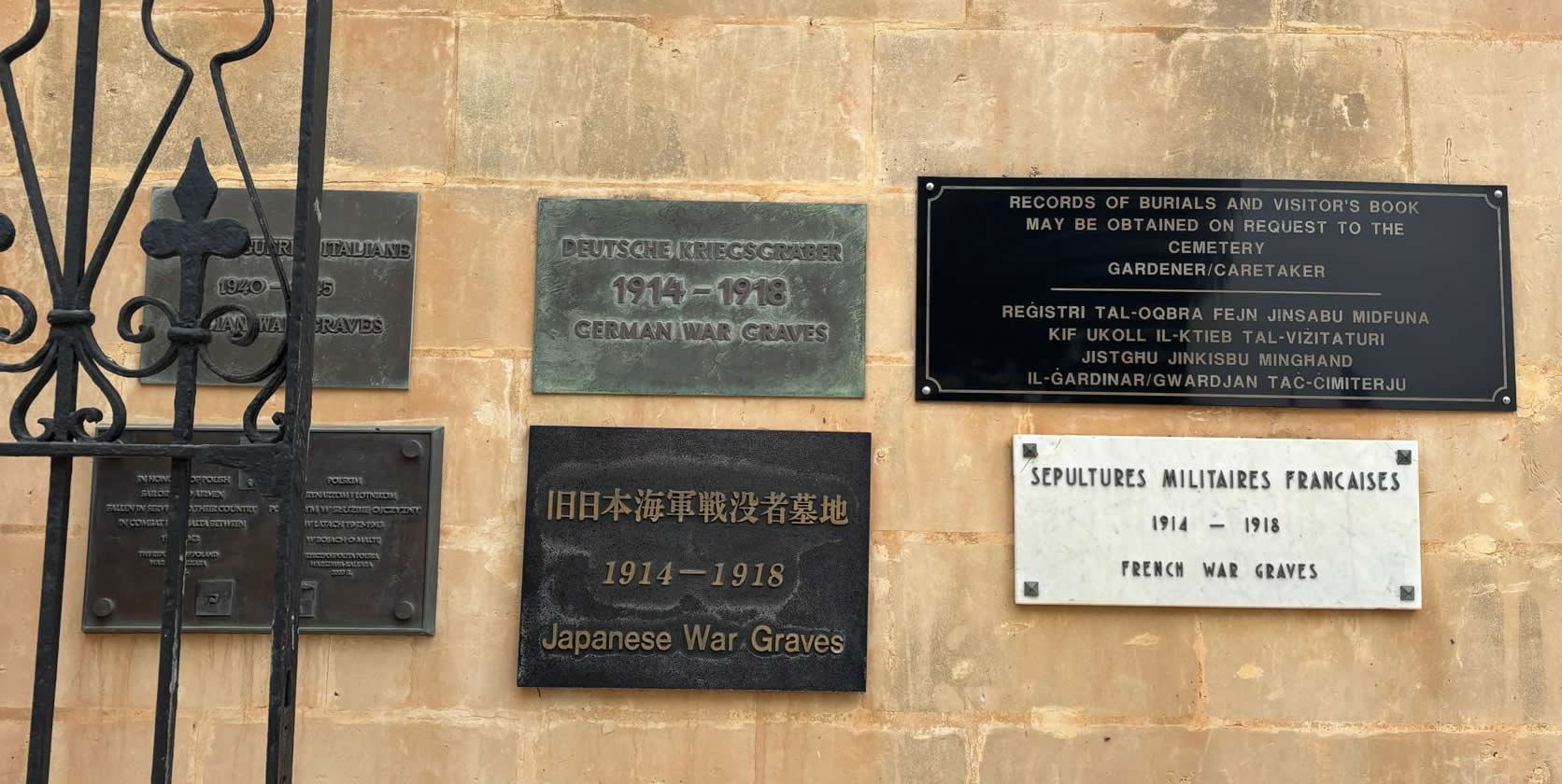Capuccini Naval Cemetery in Kalkara Malta