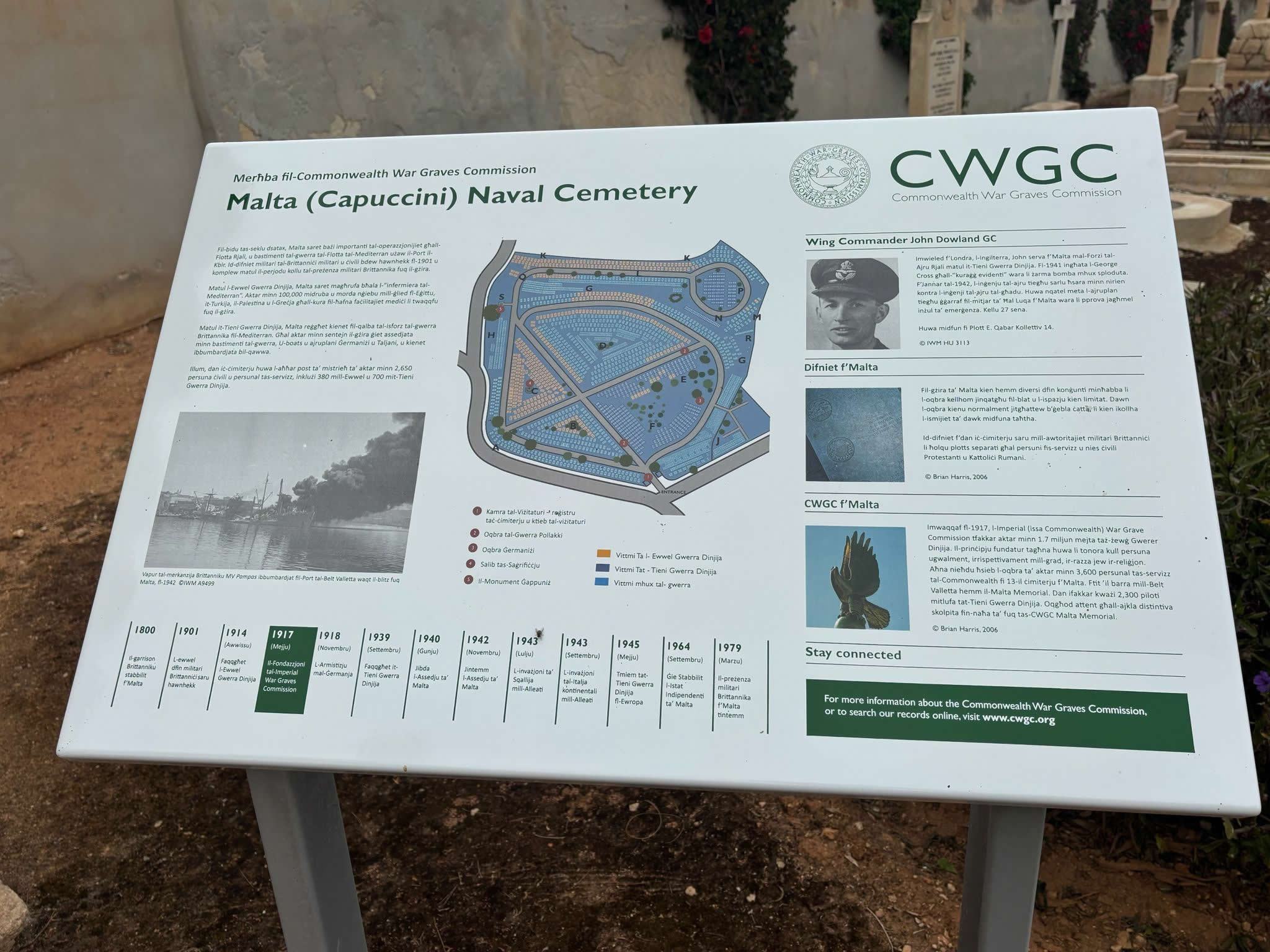Capuccini Naval Cemetery in Kalkara Malta