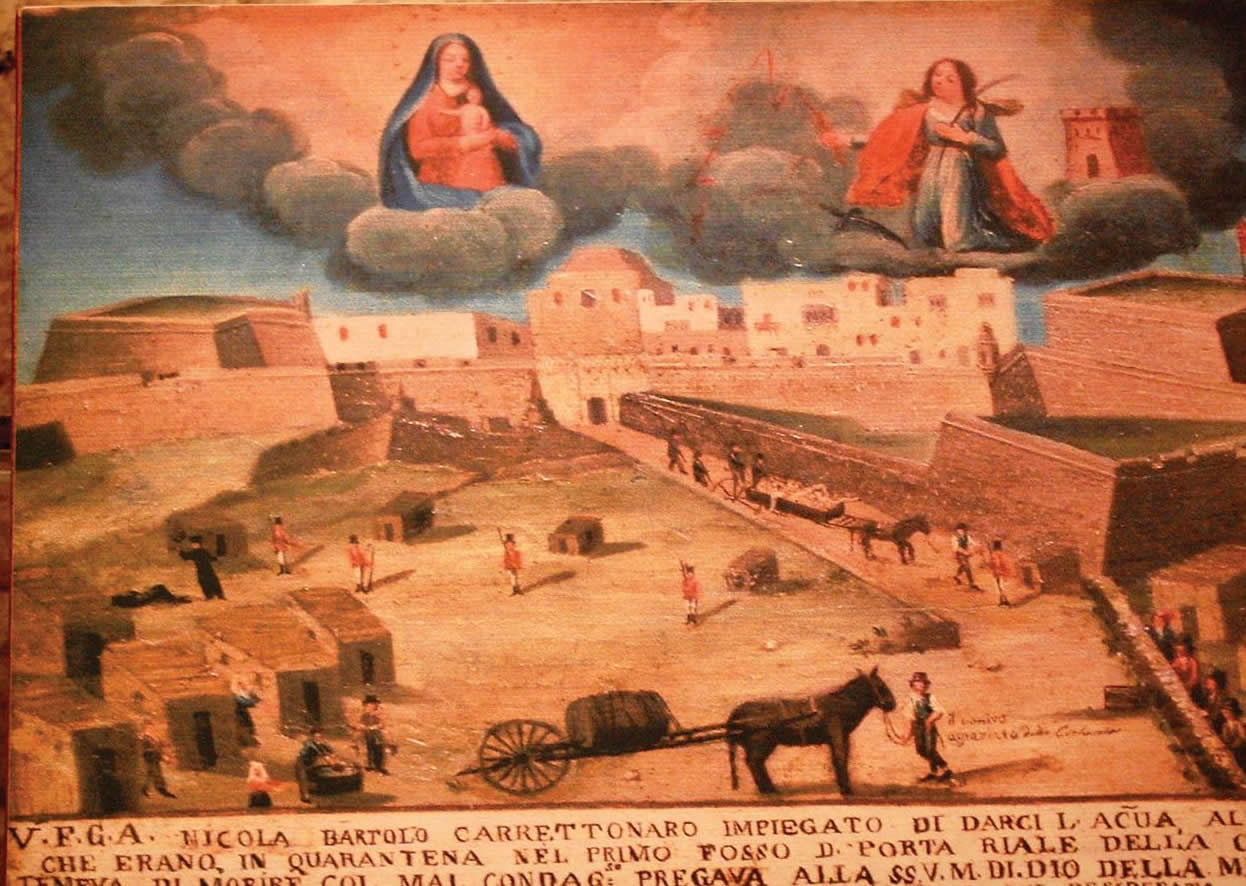 Ex-voto plague scene (Valletta ditch quarantine)