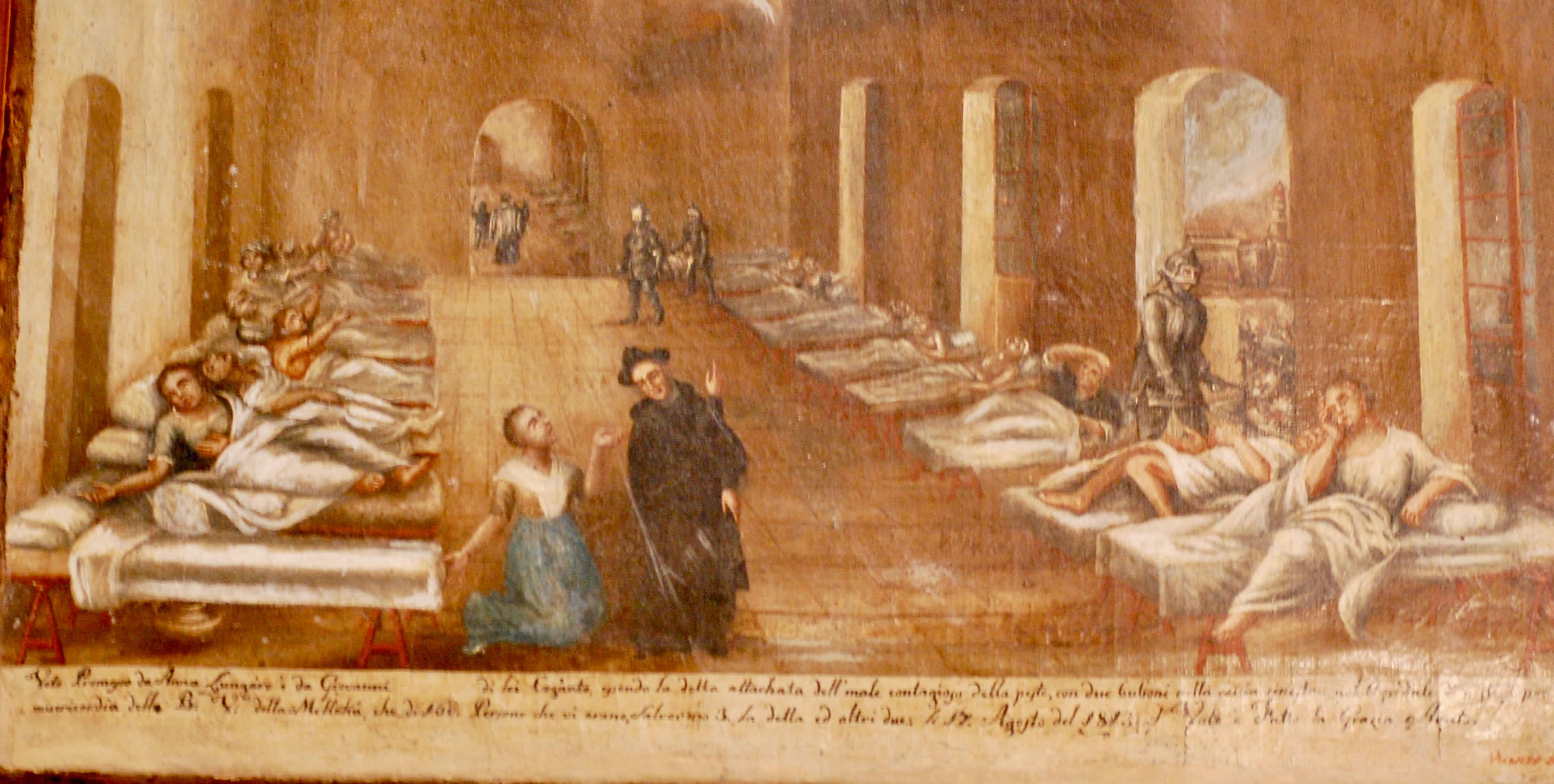 Closest visual representation of 1813 plague hospitals 