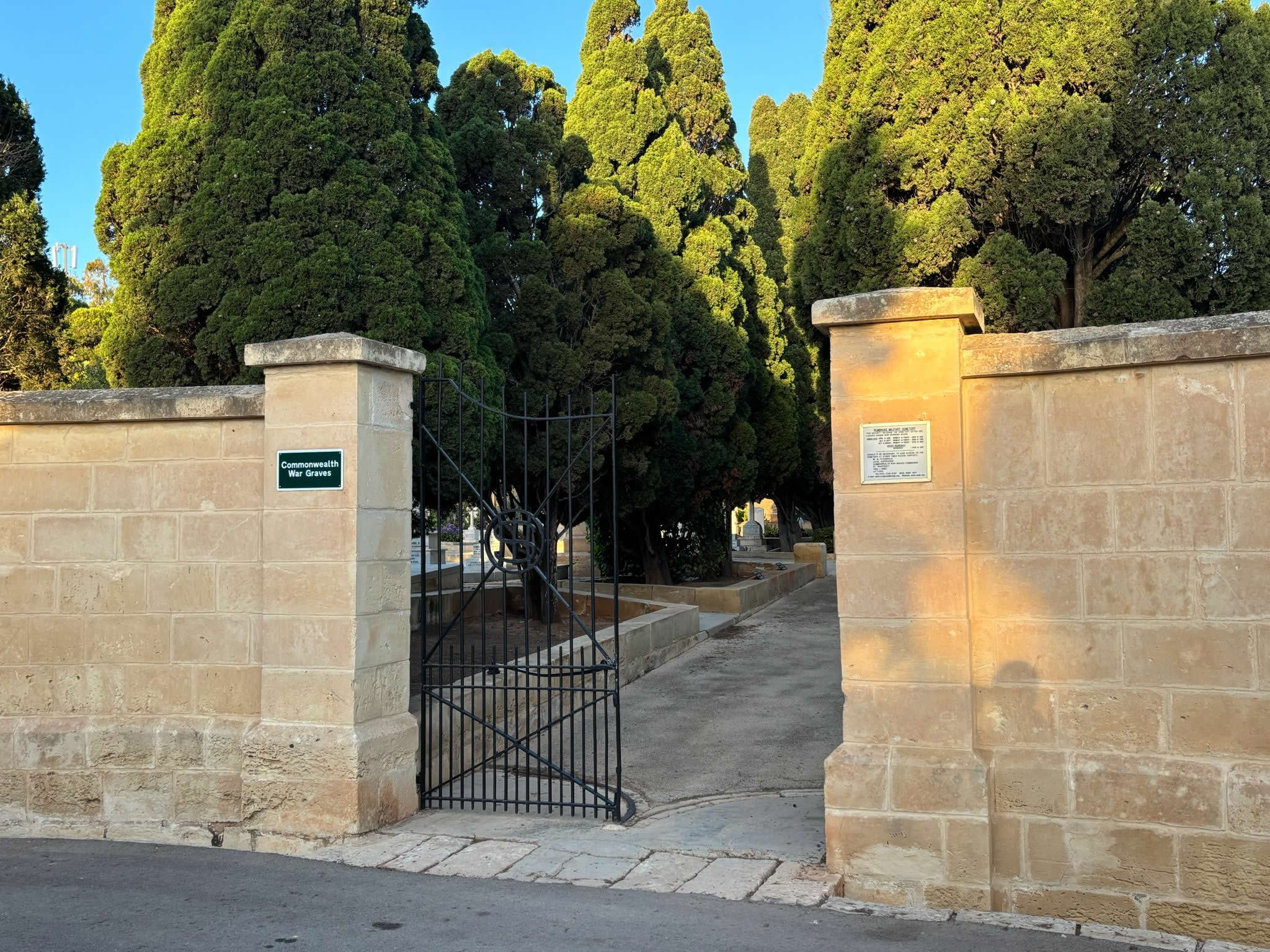 Pembroke Military Cemetery in Pembroke Malta
