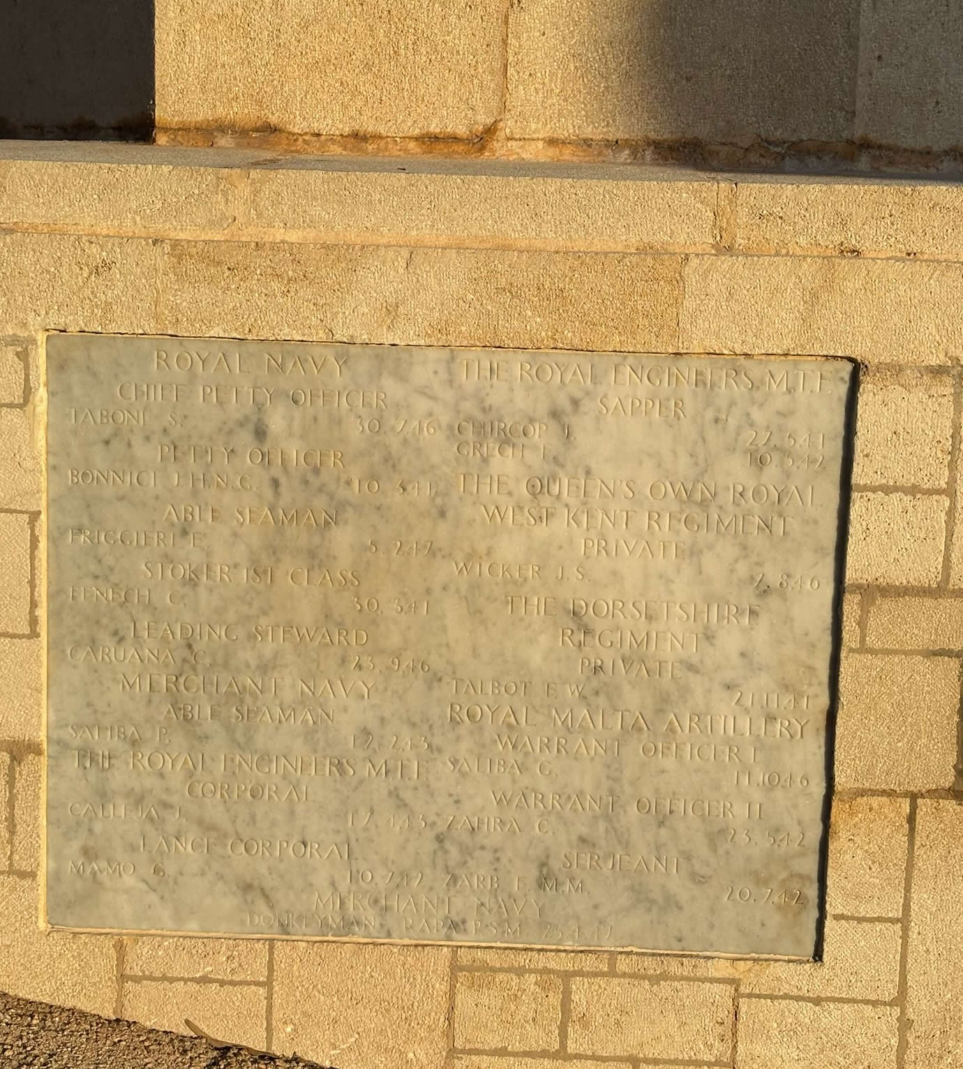 Pembroke Military Cemetery in Pembroke Malta
