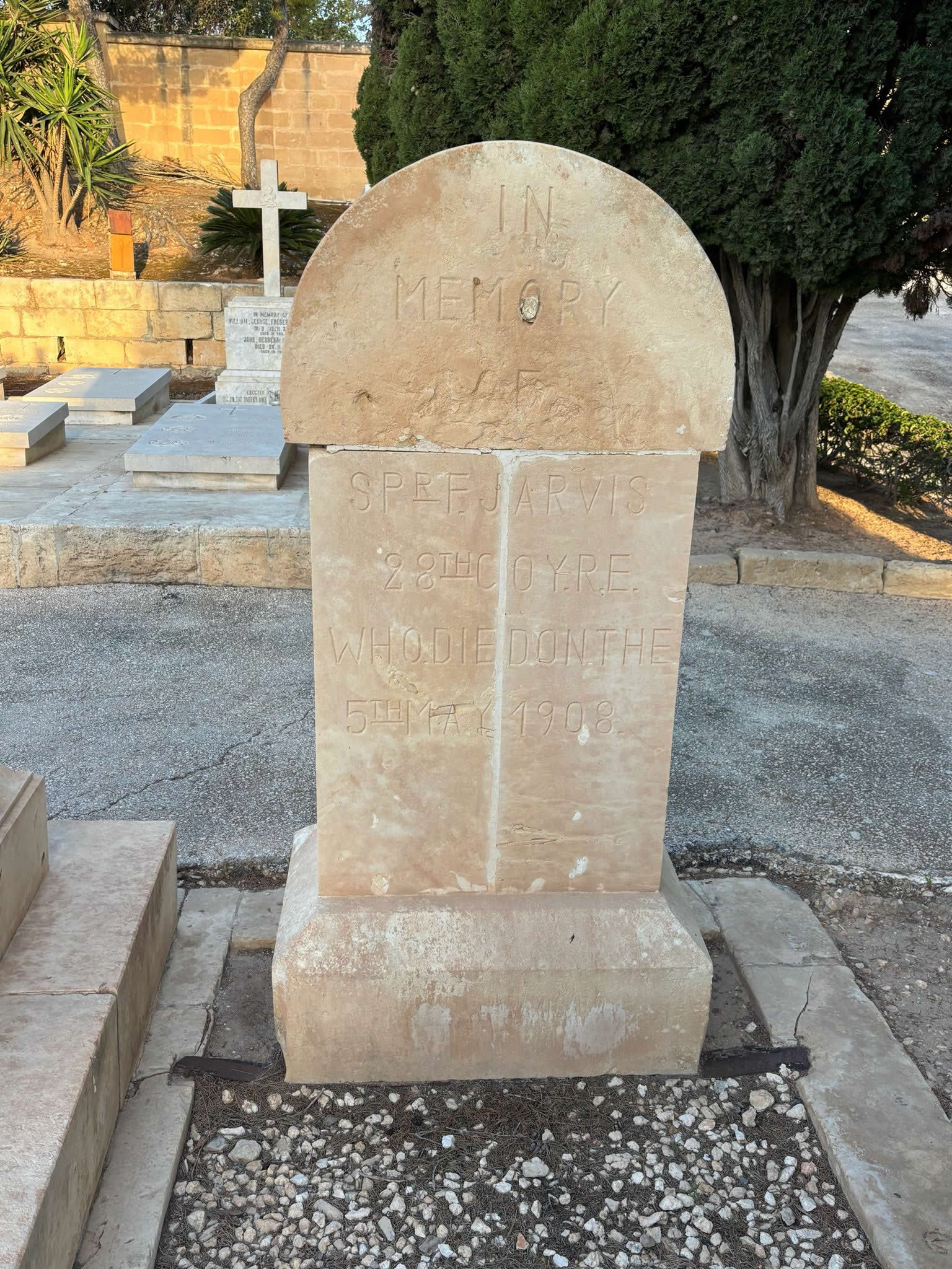 Pembroke Military Cemetery in Pembroke Malta