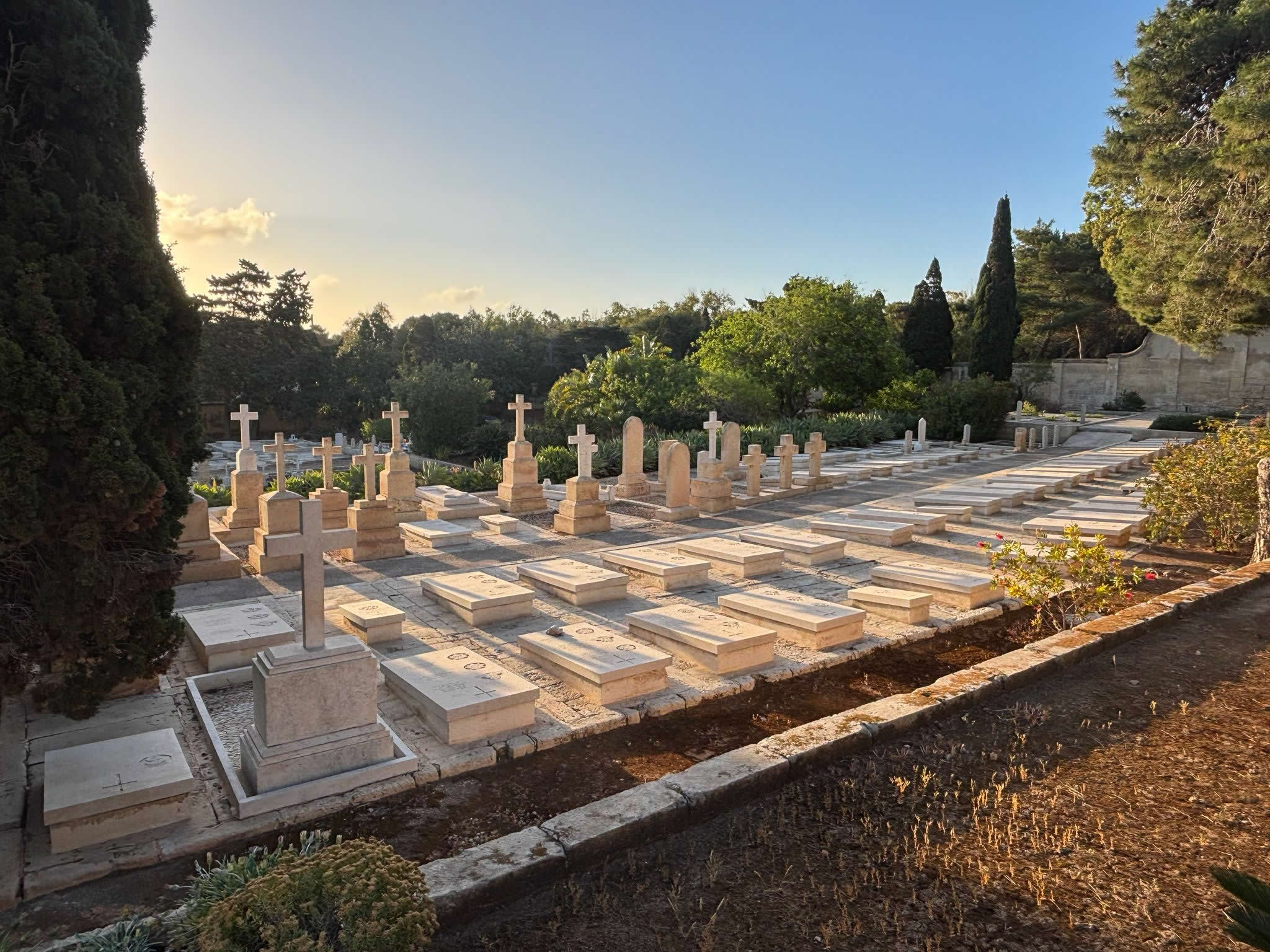 Pembroke Military Cemetery in Pembroke Malta