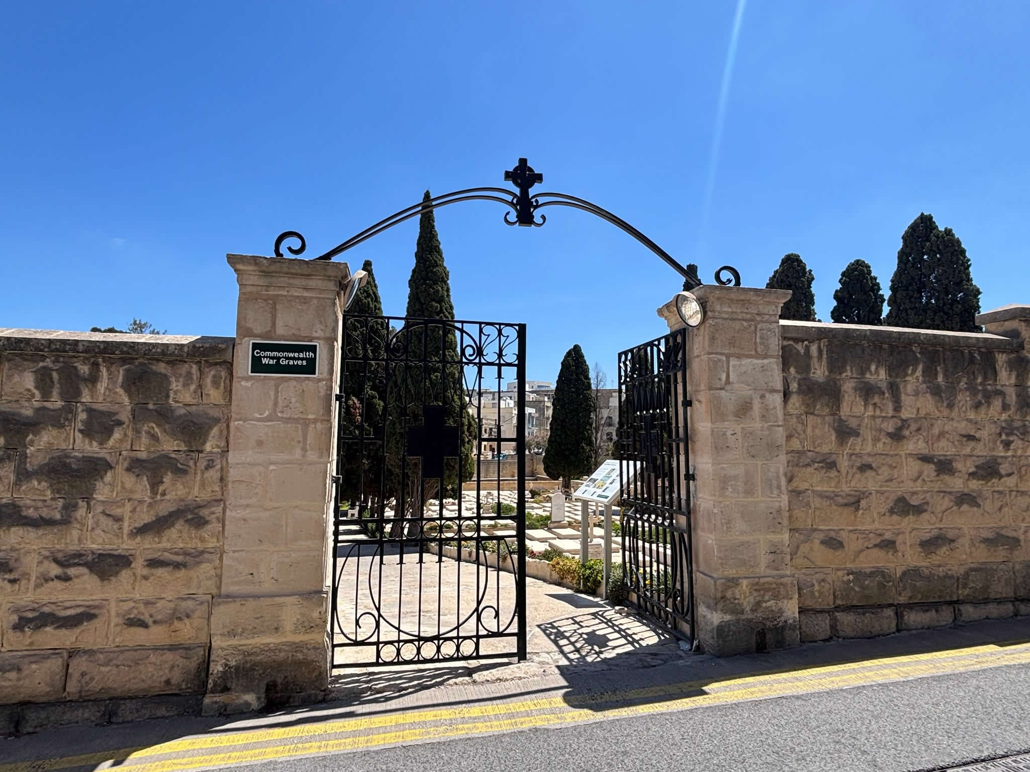 Pietà Military Cemetery in Pietà Malta
