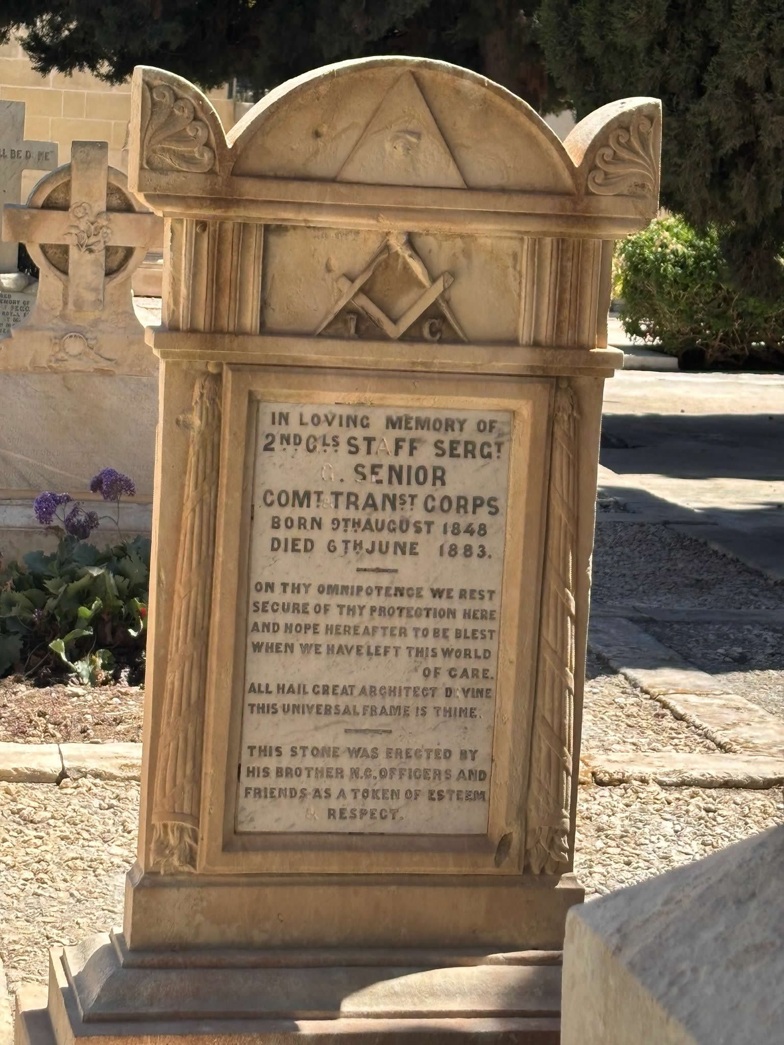 Pietà Military Cemetery in Pietà Malta