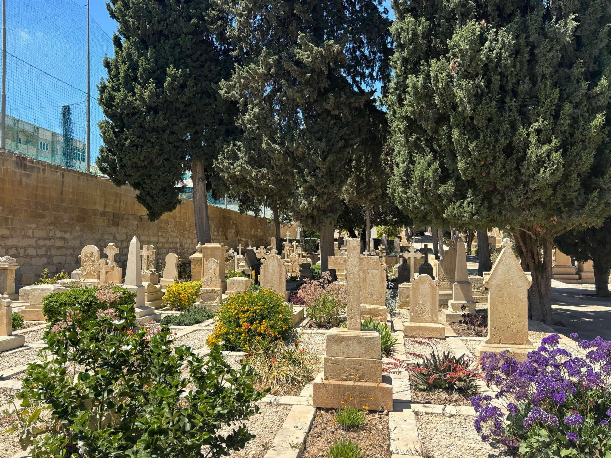 Pietà Military Cemetery in Pietà Malta