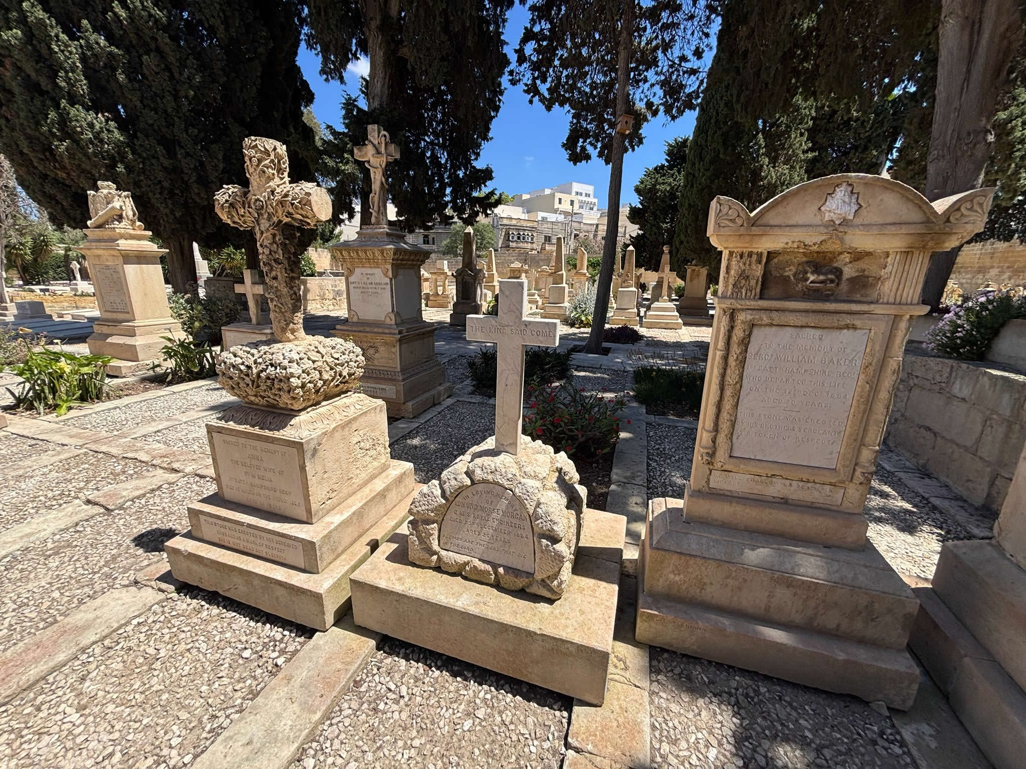 Pietà Military Cemetery in Pietà Malta
