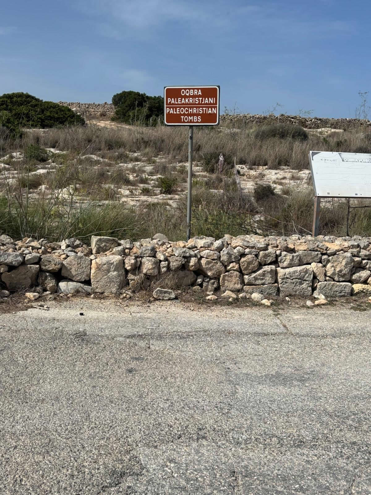 Oqbra Puniċi  near Selmun, Mellieħa
