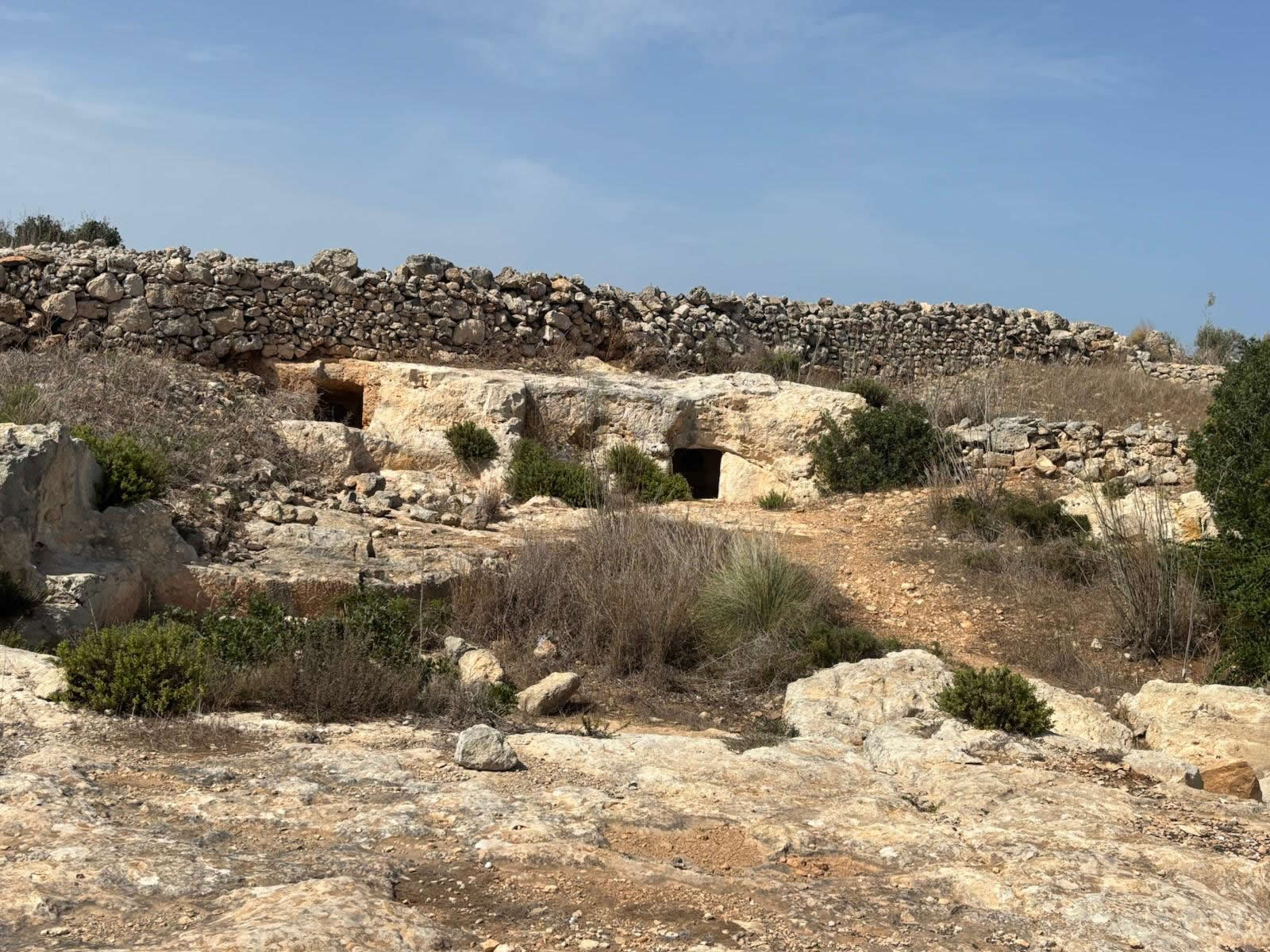 Oqbra Puniċi  near Selmun, Mellieħa