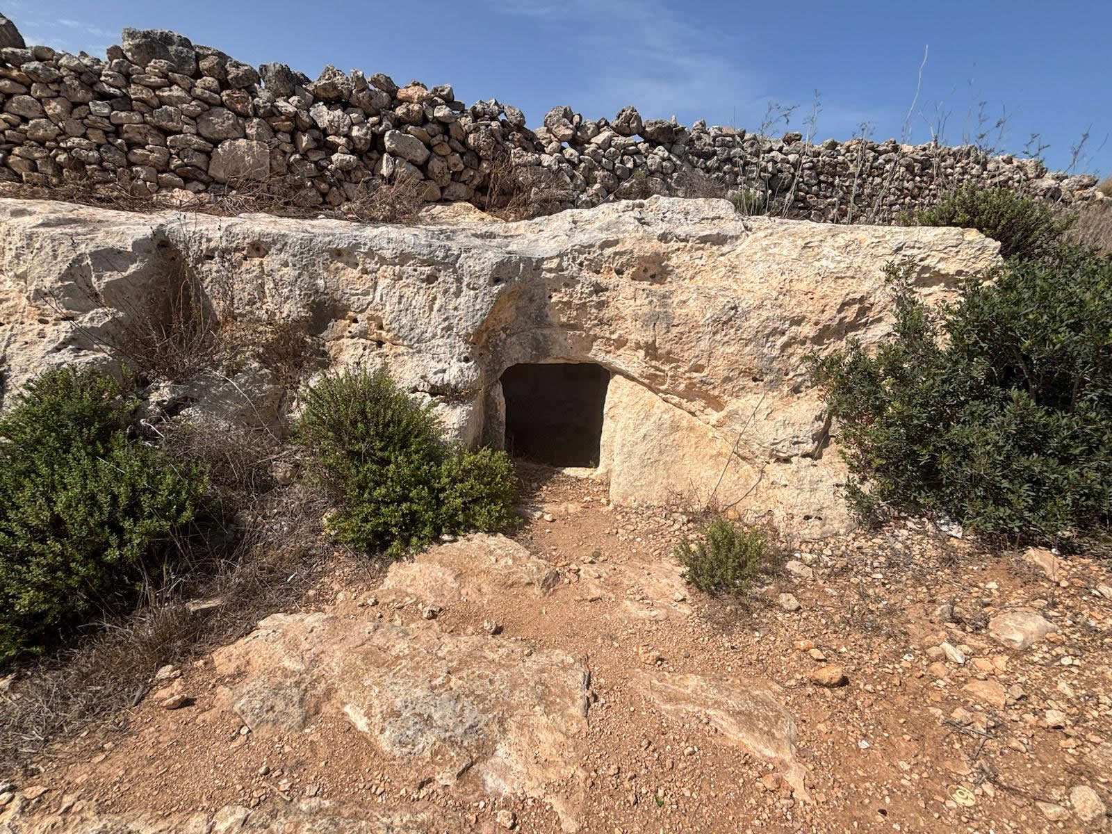 Oqbra Puniċi  near Selmun, Mellieħa
