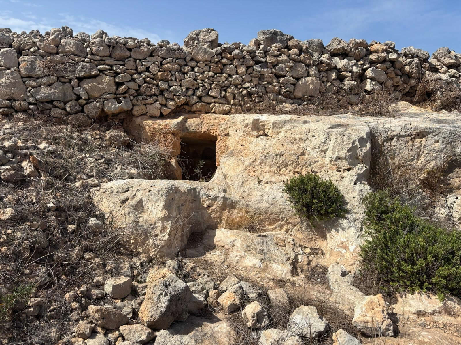 Oqbra Puniċi  near Selmun, Mellieħa
