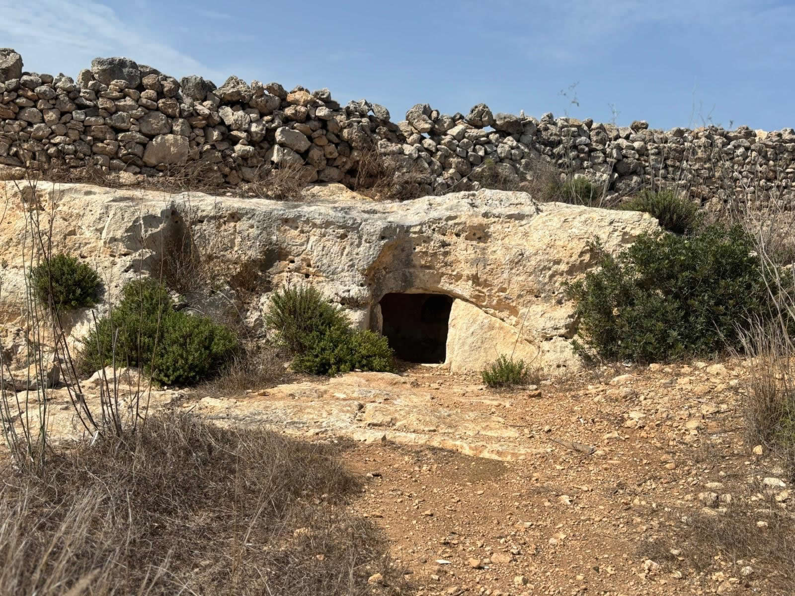 Oqbra Puniċi  near Selmun, Mellieħa