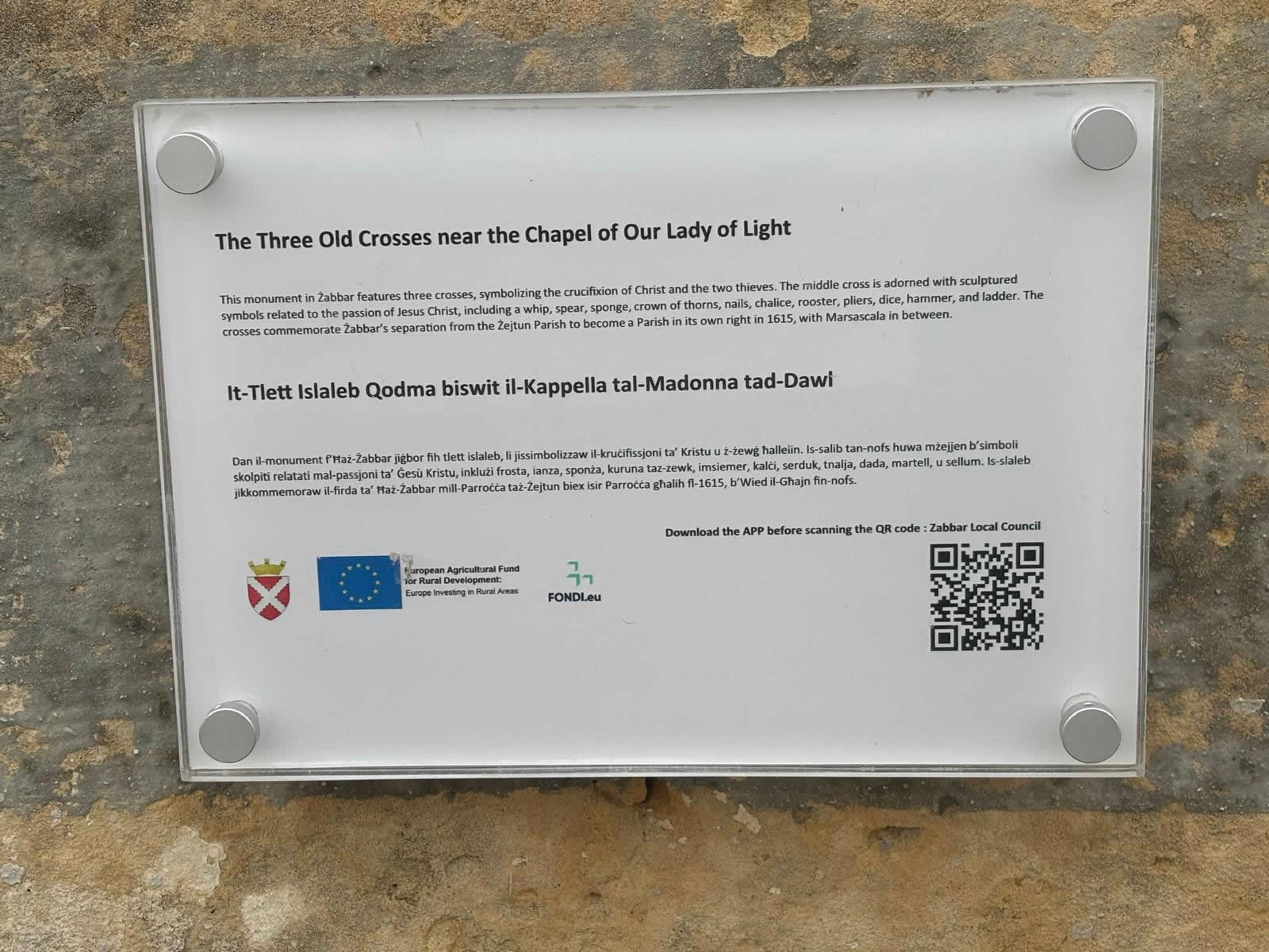 The Three Crosses (It-Tliet Slaleb), Marsaskala