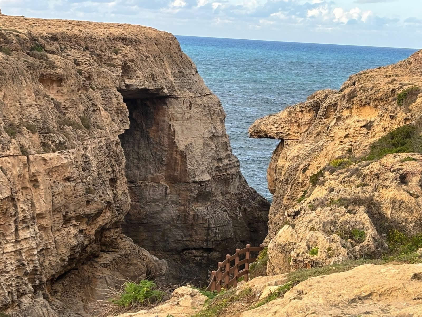Wied il-Mielaħ Window sea arch near Għarb Gozo