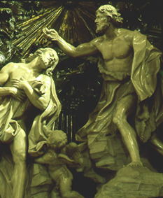 St John the Baptist statue by Mazzuoli
