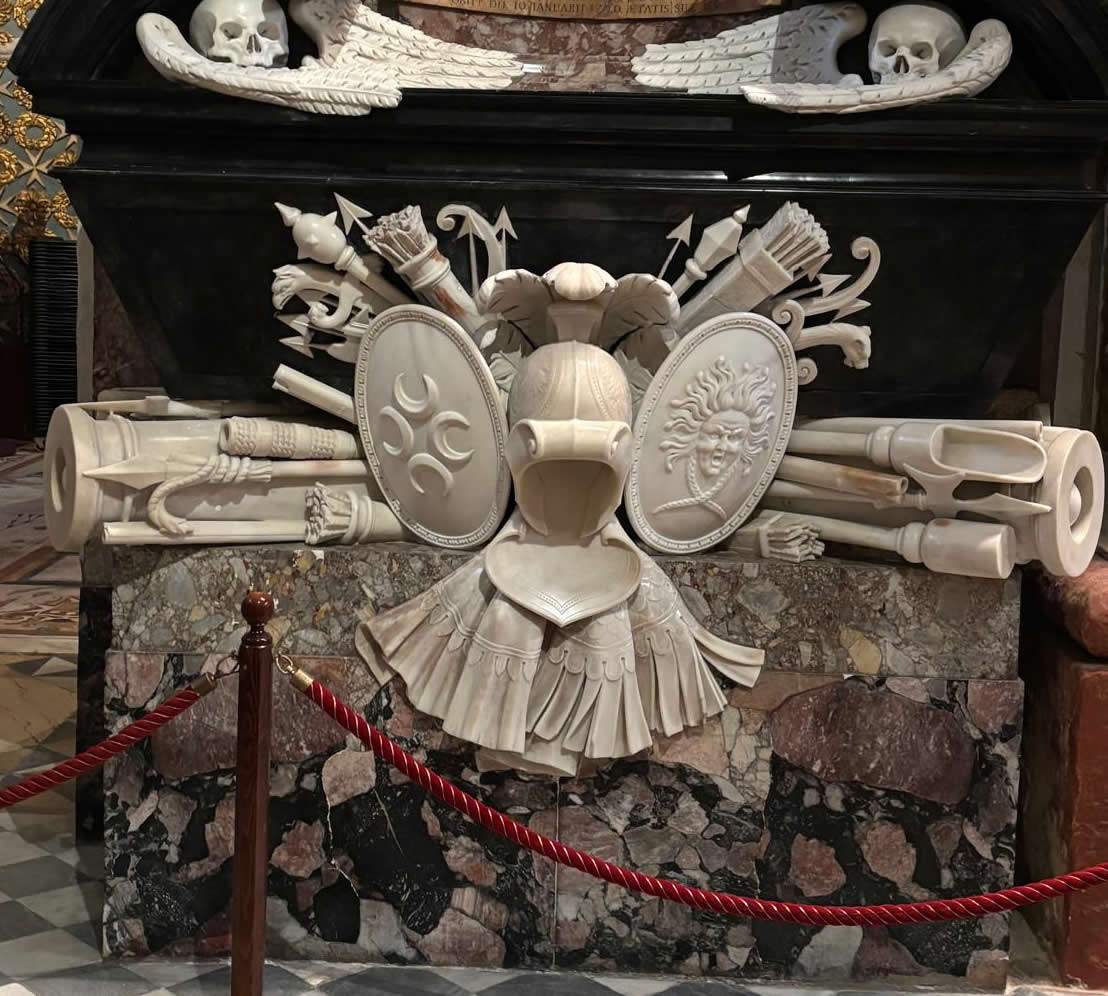 Tomb of Grand Master Ramon Perellos Chapel of Aragon Valletta