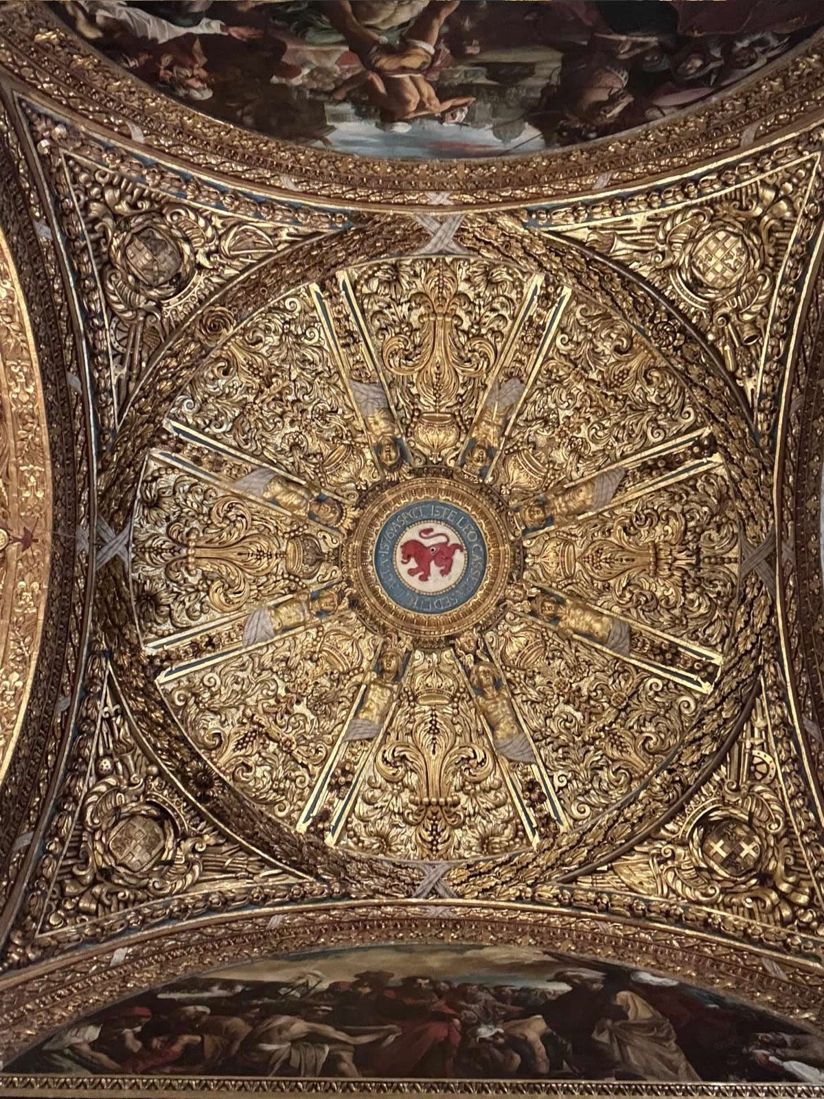 Dome of the Chapel of the Langue of France, St John's Co Cathedral, Valletta