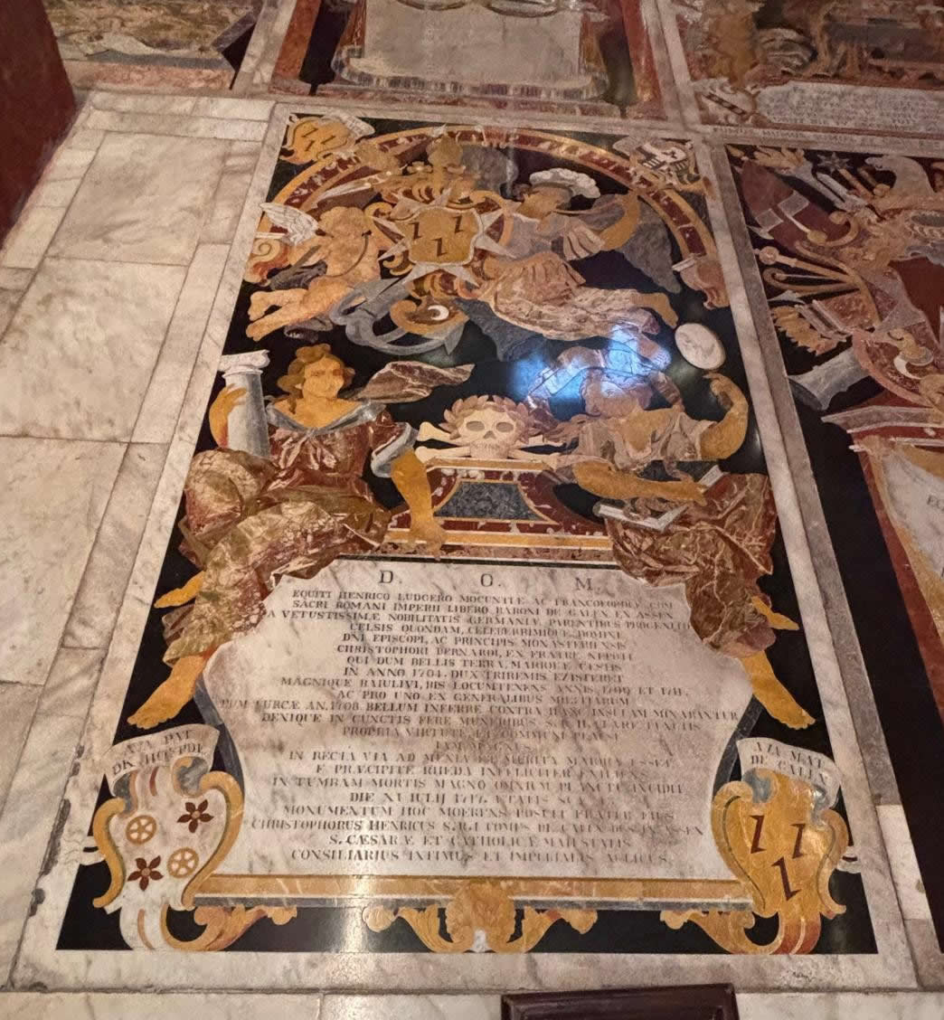 Tomb of Heinrich Ludger von Galen St John's Co Cathedral