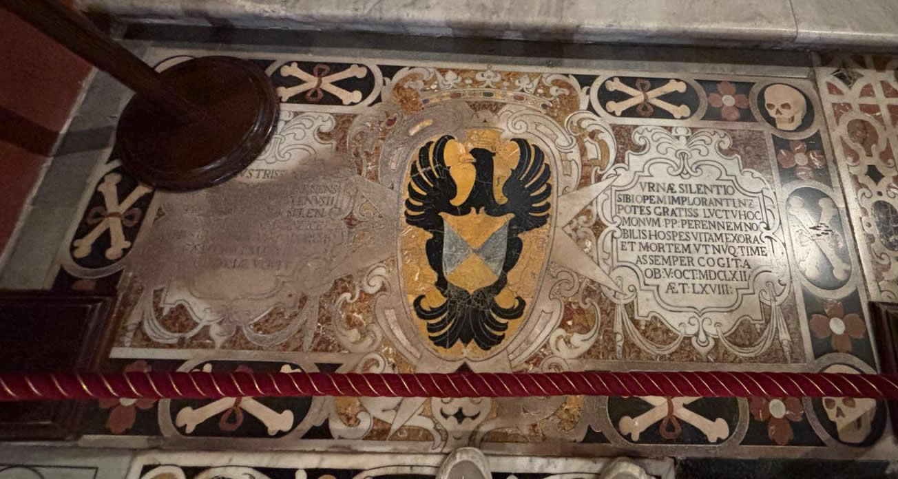 Tomb of Frà Antonio Tancredi in the Chapel of the Langue of Italy
