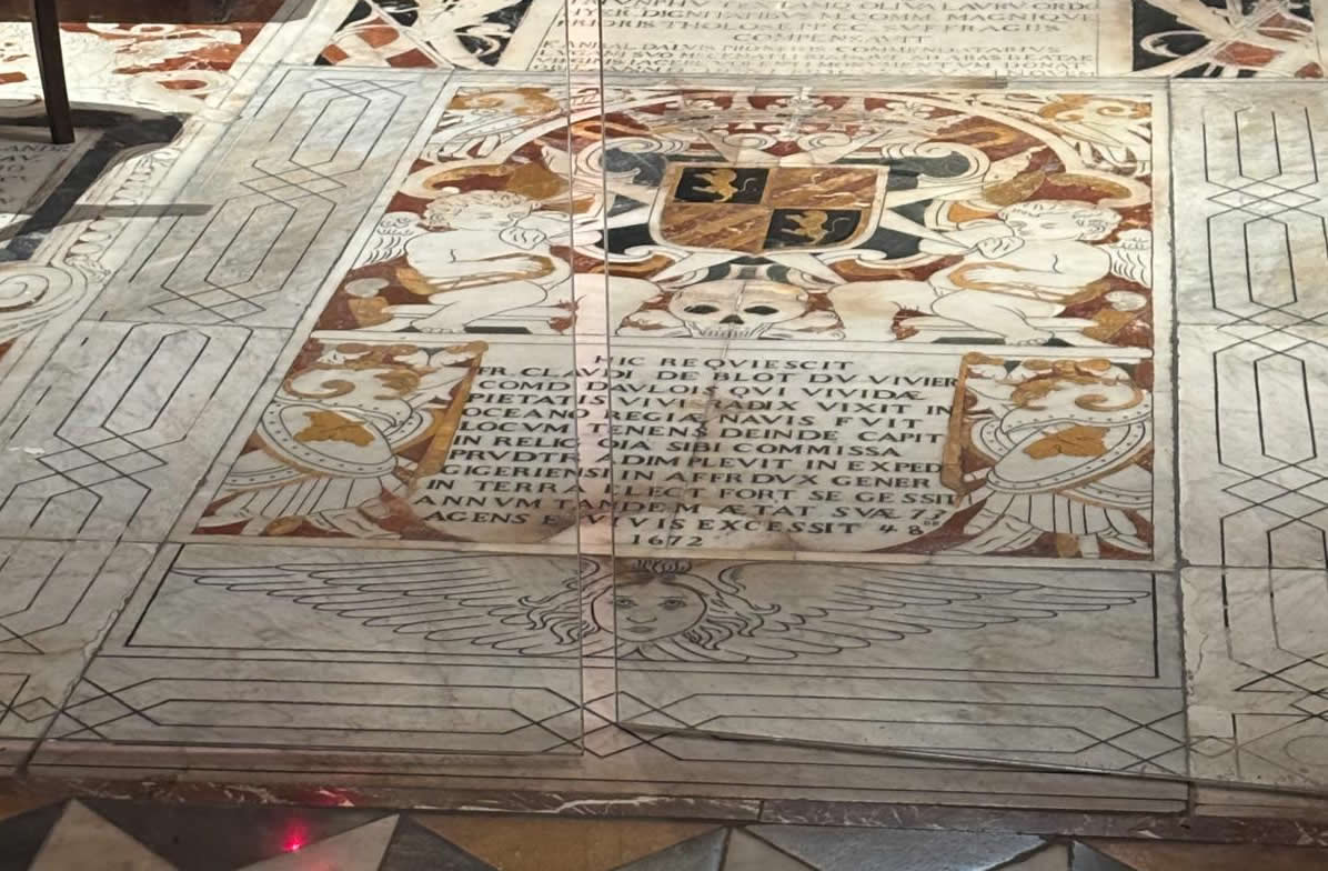 Tombstone of Frà Claude de Blot Vivier