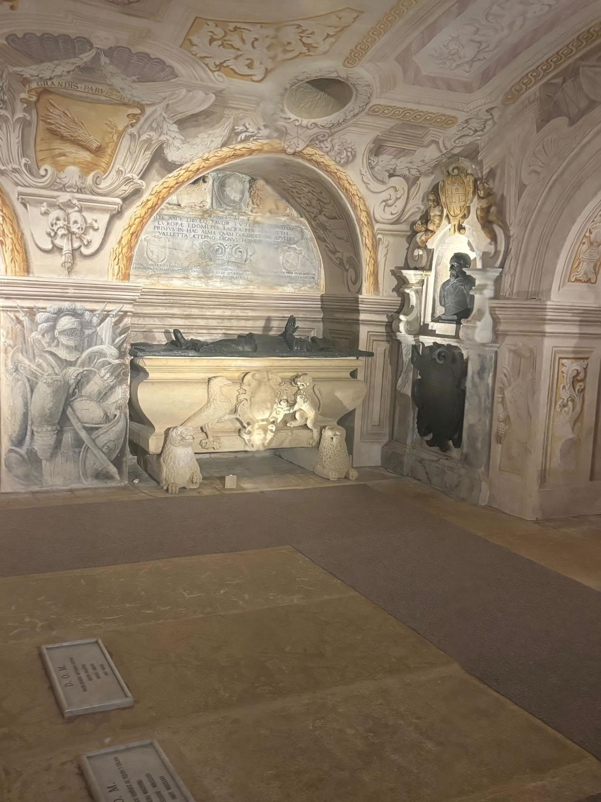 Grand Masters Crypt St Johns Co Cathedral Valletta