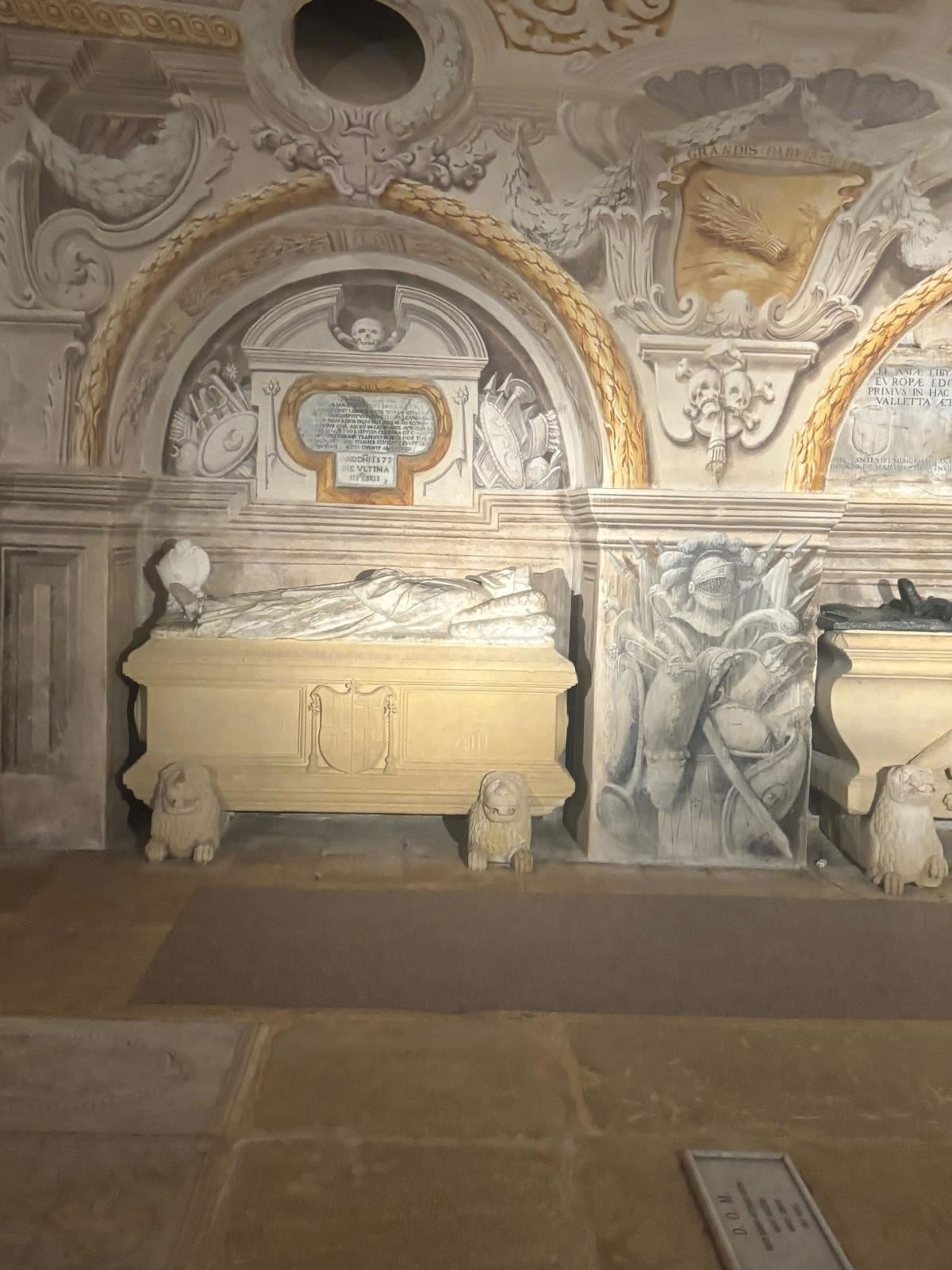 Grand Masters Crypt St Johns Co Cathedral Valletta