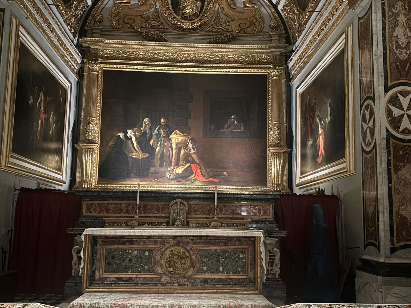 Oratory St Johns Co Cathedral Valletta Caravaggio