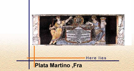 Tomb of Fra Martino Plata St Johns Co Cathedral Malta