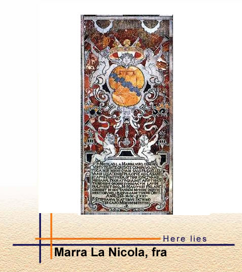 Tomb of Fra Nicola Marra St Johns Co Cathedral