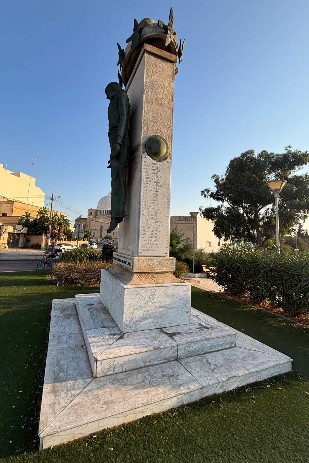 Ħal Qormi WWII War Memorial Overall View, Malta