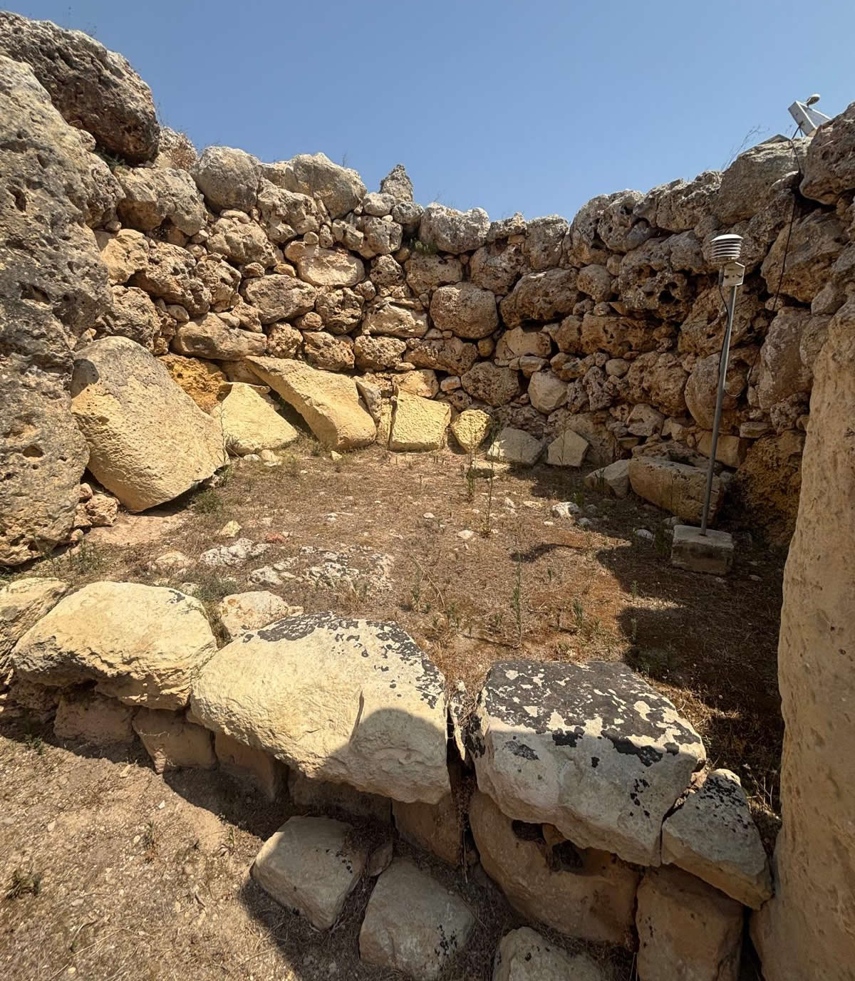 Ggantija Temples in Xaghra Gozo Malta UNESCO prehistoric temple complex
